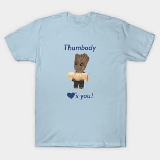 Thumbody Loves You - Groot T-Shirt